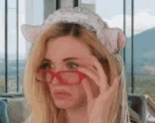 Glasses Red GIF - Glasses Red Wtf GIFs