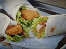 Mcdonalds Snack Wraps GIF - Mcdonalds Snack Wraps Commercial GIFs