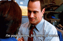 Im Your Partner For Better GIF - Im Your Partner For Better Law And Order Special Victims Unit GIFs