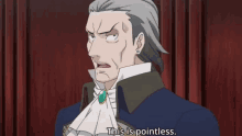 manfred von karma this is pointless ace attorney anime