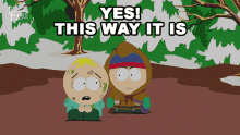 Yes This Way It Is GIF - Yes This Way It Is Butters GIFs