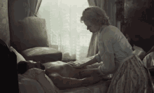 Washing Him Down GIF - The Beguiled The Beguiled Gi Fs Massage GIFs