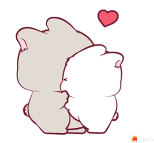 Cuddle Hug Sticker - Cuddle Hug I Miss You Stickers