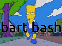 Bart Bash Bart Simp GIF - Bart Bash Bart Simp The Bart GIFs