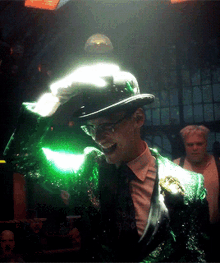 riddler gotham glitter edward nygma hat on riddler gotham glitter edward nygma hat on