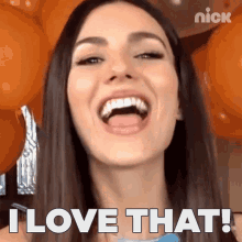 I Love That Victoria Justice GIF - I Love That Victoria Justice Kids Choice Awards2020 GIFs
