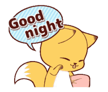 goodnight cute animated