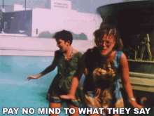 Pay No Mind To What They Say The Go Gos GIF - Pay No Mind To What They Say The Go Gos Our Lips Are Sealed GIFs