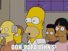 The Simpsons Homer Simpson GIF - The Simpsons Homer Simpson Ooh Papa Johns GIFs