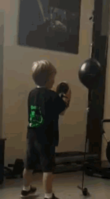 test boxing practice kid boxing