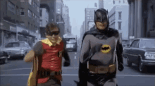 Batman And Robin Are Late - Late GIF - Late Batman Robin GIFs