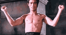 Bruce Lee Flex GIF - Bruce Lee Flex 李小龙 GIFs