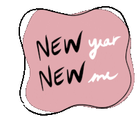 New You New Year Sticker - New You New Year New Me Stickers