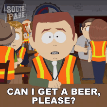 Can I Get A Beer Please Stephen Stotch GIF - Can I Get A Beer Please Stephen Stotch South Park GIFs