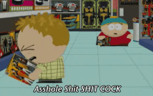 Asshole Shit Shit Cock - South Park GIF - Tourettes Syndrome South Park Curse GIFs