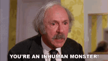 Youre An Inhuman Monster Willy Wonka And The Chocolate Factory GIF - Youre An Inhuman Monster Willy Wonka And The Chocolate Factory Youre A Monster GIFs