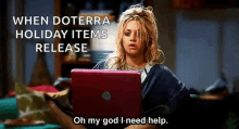 when doterra holiday items release kaley cuoco penny tv addict addict