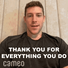 Thank You For Everything You Do Charlie Coyle GIF - Thank You For Everything You Do Charlie Coyle Cameo GIFs