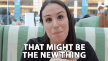 That Might Be The New Thing Julia Goolia GIF - That Might Be The New Thing Julia Goolia Eyebrow Raise GIFs