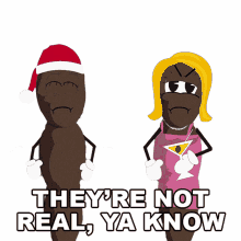 theyre not real ya know mr hankey autumn hankey season4ep17a very crappy christmas south park