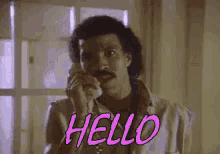 Hello Phone GIF - Hello Phone Lionel Ritchie GIFs