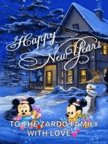 Happy New Year Snowing GIF - Happy New Year Snowing Greetings GIFs
