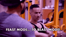Feast Mode To Beast Mode Exercise GIF - Feast Mode To Beast Mode Exercise Back In Shape GIFs