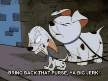 bring back that purse 101dalmatian cadpig angry pissed