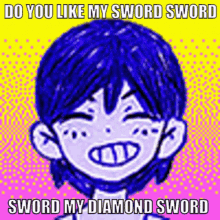 kel omori happy emotion diamond sword
