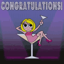 Congrats Girl GIF - Congrats Girl Congratulations GIFs