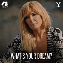 Whats Your Dream Beth Dutton GIF - Whats Your Dream Beth Dutton Kelly Reilly GIFs