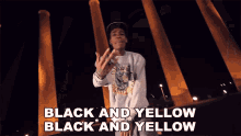 Black And Yellow Black And Yellow Cameron Jibril Thomaz GIF - Black And Yellow Black And Yellow Cameron Jibril Thomaz Wiz Khalifa GIFs