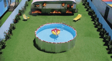 Relaxing In Pool Floating GIF - Relaxing In Pool Floating Cooling Off GIFs