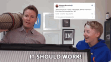 It Should Work Lincoln And Dan GIF - It Should Work Lincoln And Dan Whats Inside Tesla Biodefense Filter GIFs