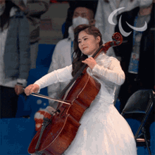 Performing Paralympics GIF - Performing Paralympics Playing The Cello GIFs