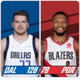 Dallas Mavericks (128) Vs. Portland Trail Blazers (78) Post Game GIF - Nba Basketball Nba 2021 GIFs