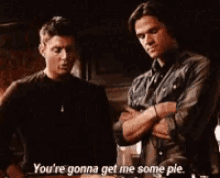 Youre Gonna Get Me Some Pie Jensen Ackles GIF - Youre Gonna Get Me Some Pie Jensen Ackles Dean Winchester GIFs