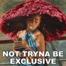 Not Tryna Be Exclusive Nia Sultana GIF - Not Tryna Be Exclusive Nia Sultana Proven Song GIFs