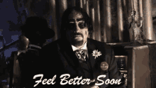 Dr Paul Bearer Feel Better Soon GIF - Dr Paul Bearer Feel Better Soon Get Well Soon GIFs