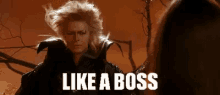 Jareth Is A Boss - Labyrinth GIF - Im The Boss Im A Boss Like A Boss GIFs