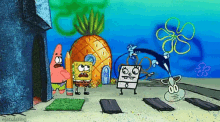 Franken Doodle Spongebob GIF - Franken Doodle Spongebob Squidward GIFs