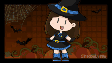shadow leggy halloween witch costume