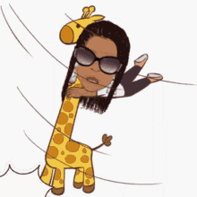 windy hold on giraffe noura labergere