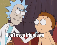 Rick And Morty Dont Even Trip Dawg GIF - Rick And Morty Dont Even Trip Dawg GIFs