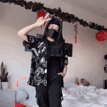 Peace Emily Ghoul GIF - Peace Emily Ghoul Emily Mei GIFs