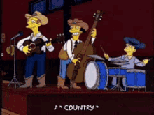 The Simpsons Country Dancing GIF - Country Country Dancing Line Dance GIFs