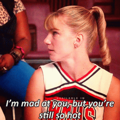 Glee Brittany Pierce GIF - Glee Brittany Pierce Im Mad At You GIFs