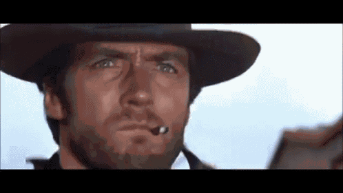 Clint Wins GIF - Clint Eastwood Dollars Gunfight - Discover & Share GIFs