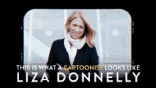 Liza Donnelly Cartoonist GIF - Liza Donnelly Cartoonist This Is What A Cartoonist Looks Like GIFs