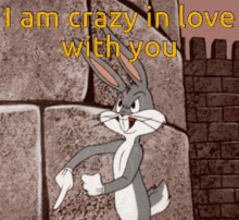 bugs bunny i am crazy in love with you